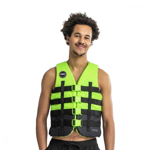 Sportmellény Jobe 4 Buckle Life Vest Lime 3XL